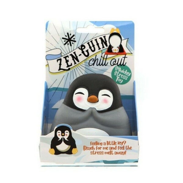 Zen-guin Penguin Stress Ball Anti Stressball Strain Relief Squeeze Fun Toy Gift