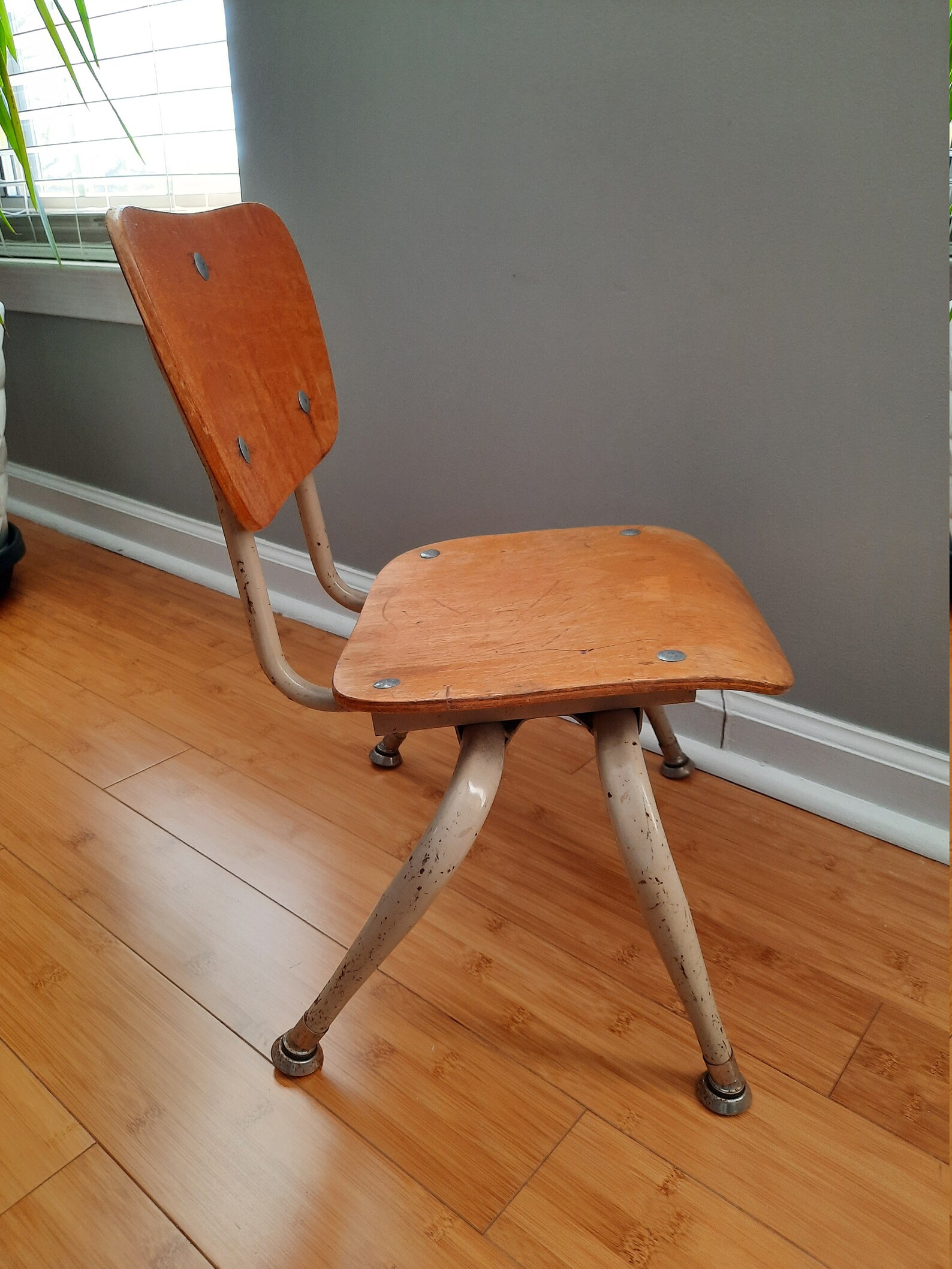 Vintage Wooden Children's Chair Toddler Chair Etsy