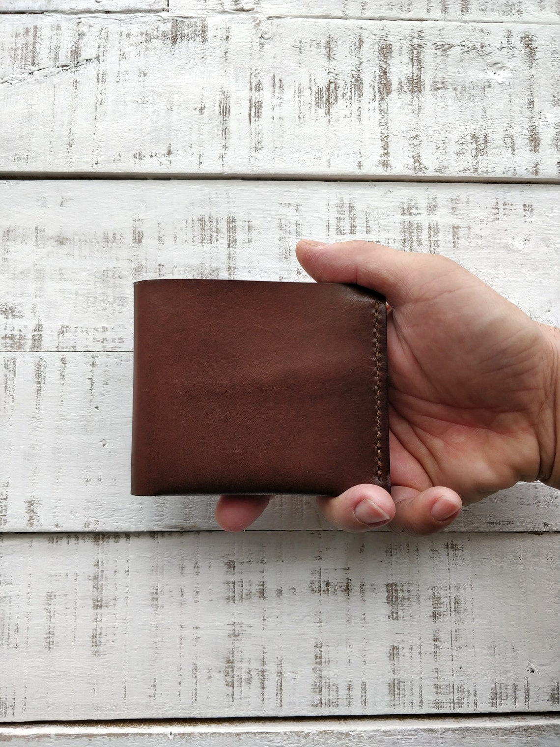 Handmade Leather Bifold Wallet,mens Wallet,groomsmen Gift,personalized