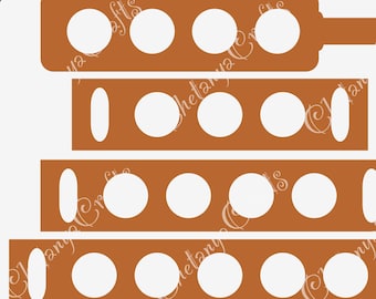 Wooden Beer Flight Paddle template svg, Beer serving tray cut file for cricut, glowforge, instant download, commercial use, vector clipart