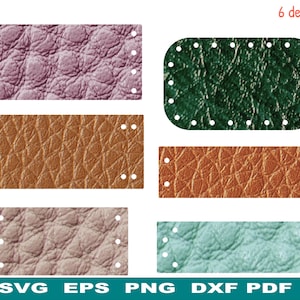 Digital Cut File, SVG leather patch bundle, 90 hat (1940413)