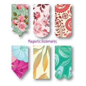 Magnetic Bookmark SVG, Book Lover Gift, DIY Planner Book Mark, Page Keeper Template, No Sew files for Cricut Cut Files, Silhouette Cut Files