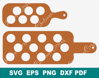 Schüsse dienen Paddel Vorlage Svg, Holzbearbeitung Projektplan digitale Datei, sofortiger Download, kommerzielle Nutzung, schneiden Dateien für Cricut, Glowforge