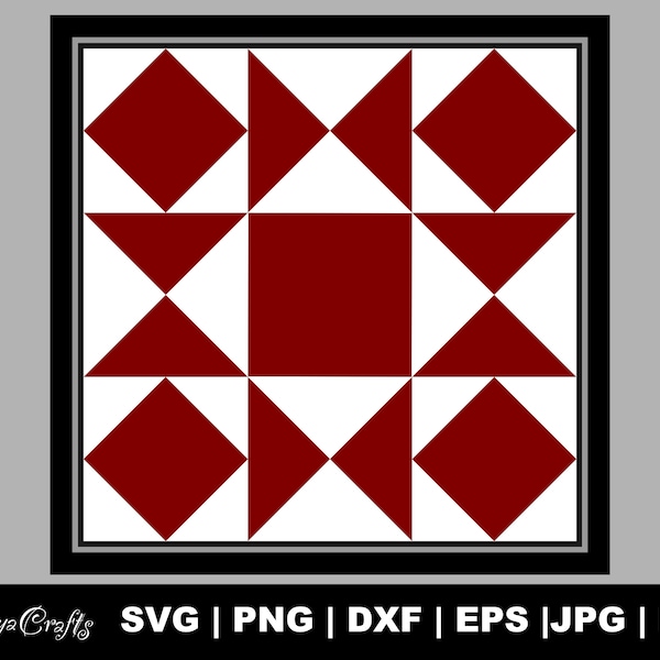 Quilt Blocks | SVG | Cut File | Printable JPG | PNG | Sewing Design | Geometric Pattern pdf | Cricut File | Digital Download