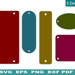 Faux Leather Tags Template, Clothing Labels SVG, Leather Labels cut file,Tags template for Knitting,Quilting,Sewing,Handmade goods, Garments