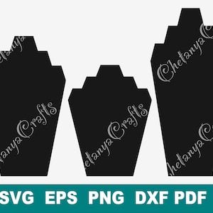 Cartão de colar SVG, cartão de exibição de colar, cartão de colar DXF, modelo de cartão de colar PDF, arquivos para arquivos de corte Cricut, arquivos de corte de silhueta: