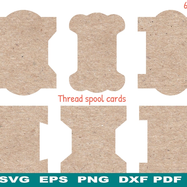 Draad Spool Card Keeper SVG, Borduurgarenkaarten, Draad Spool sjabloon, spoelkaart, spoelkaart, draadwinder, flosswinder, flossorganisator