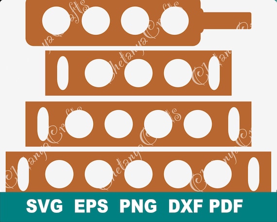 Wooden Beer Flight Paddle template svg, Beer serving tray cut file for cricut, glowforge, instant download, commercial use, vector clipart