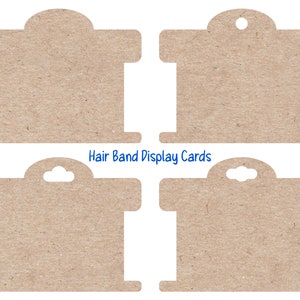 Modelo de cartão de exibição de faixa de cabelo pacote svg, download instantâneo, cartão de acessórios Cricut, cartão de embalagem, acessórios de silhueta Cricut