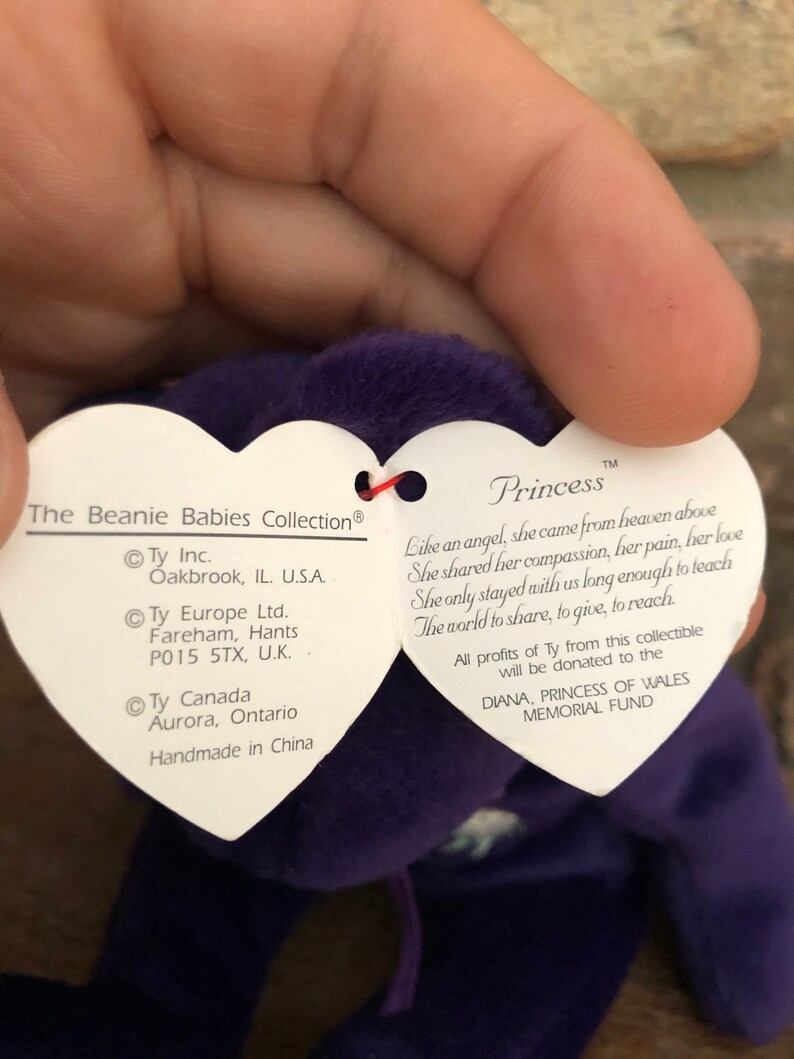 Rare Collectible 1997 481 Princess Diana Ty Beanie Baby | Etsy