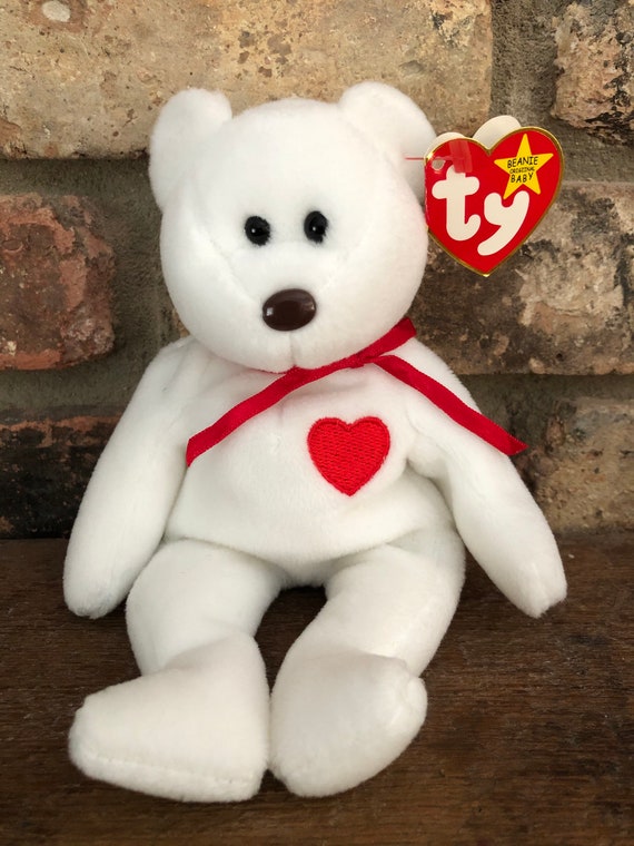 Rare Collectible 1993/1994 Ty Beanie Baby Valentino Bear with | Etsy