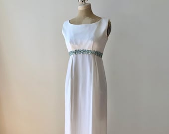 indian engagement dress for male Empire Chiffon Dress with Chantilly Lace Bodice main image 0