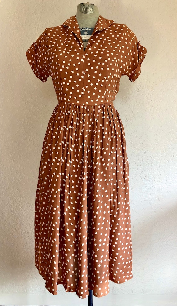 1940’s Cold Rayon Day Dress