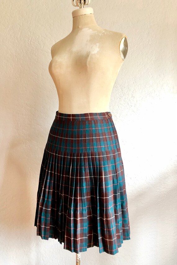 Vintage 1940s Eatons Plaid Skirt