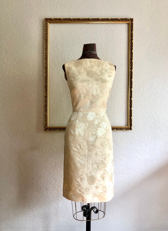 Vintage 1960’s Brocade Wiggle Dress