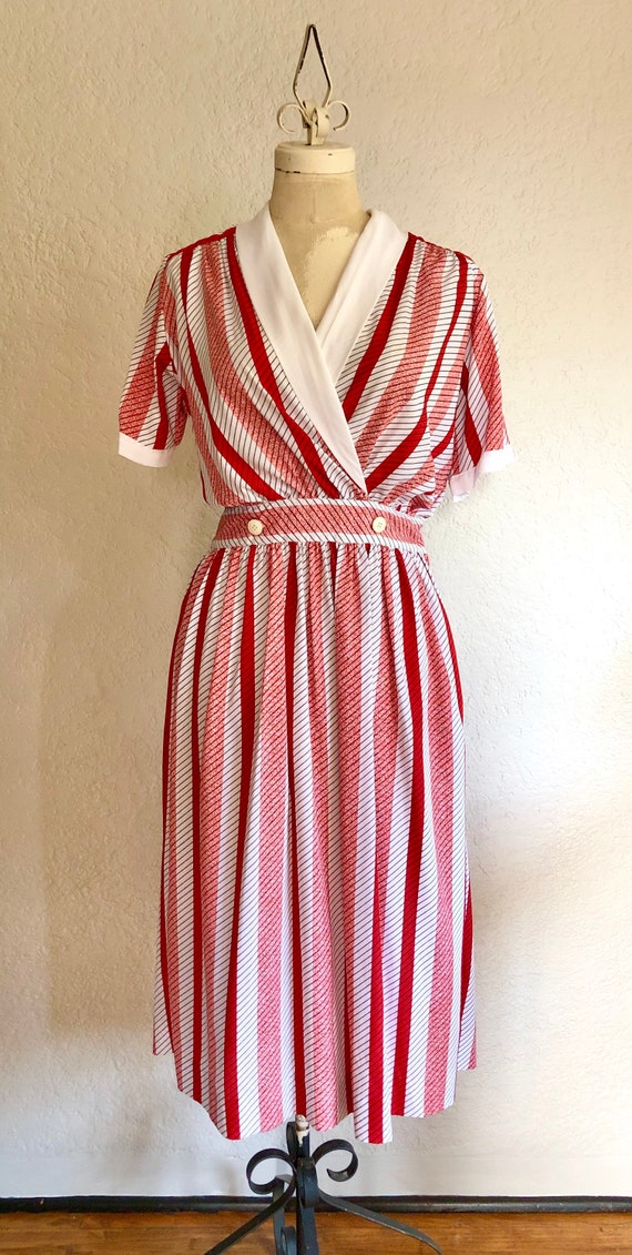 Vintage Striped Summer Dress