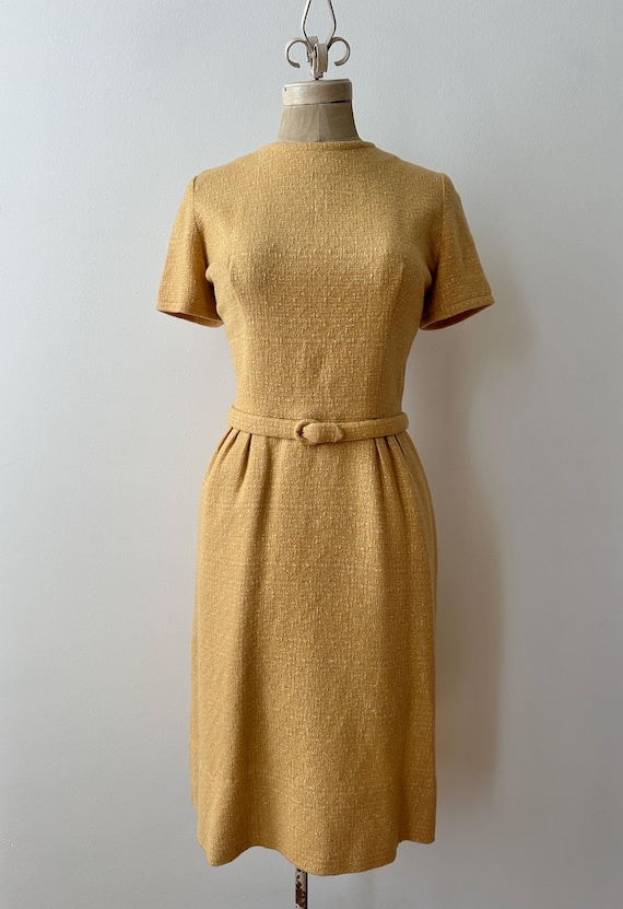 mustard yellow vintage dress Classy Mustard Yellow Vintage Dress for Timeless Elegance