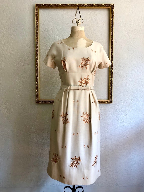 Vintage 1950’s Sheath Dress