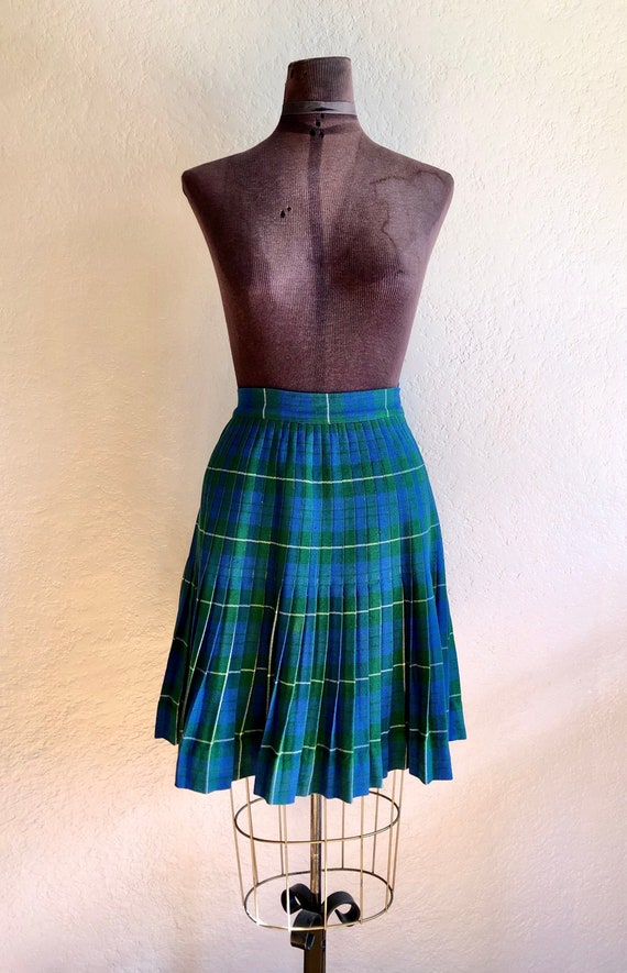 Vintage 1940s Plaid Skirt
