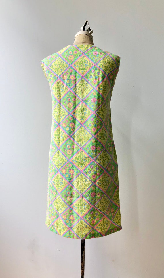 Vintage 1960s Zip Front House Dress - image 5