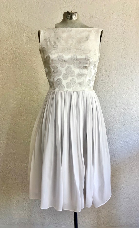 Vintage 1950’s Chiffon Cocktail Dress
