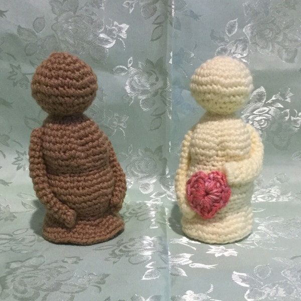 Pattern Only of Crochet Pregnant Mama Goddess Doll Amigurumi (fertility totem, doula gift, birth art, mother blessing, midwife)