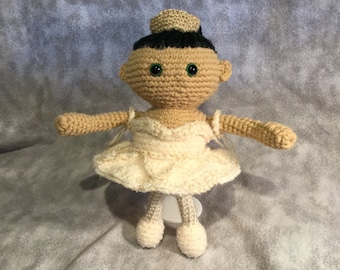 PATTERN Only, Sugar Plum Fairy Prima Ballerina Nutcracker Ballet Dance Doll Amigurumi, Original Crochet