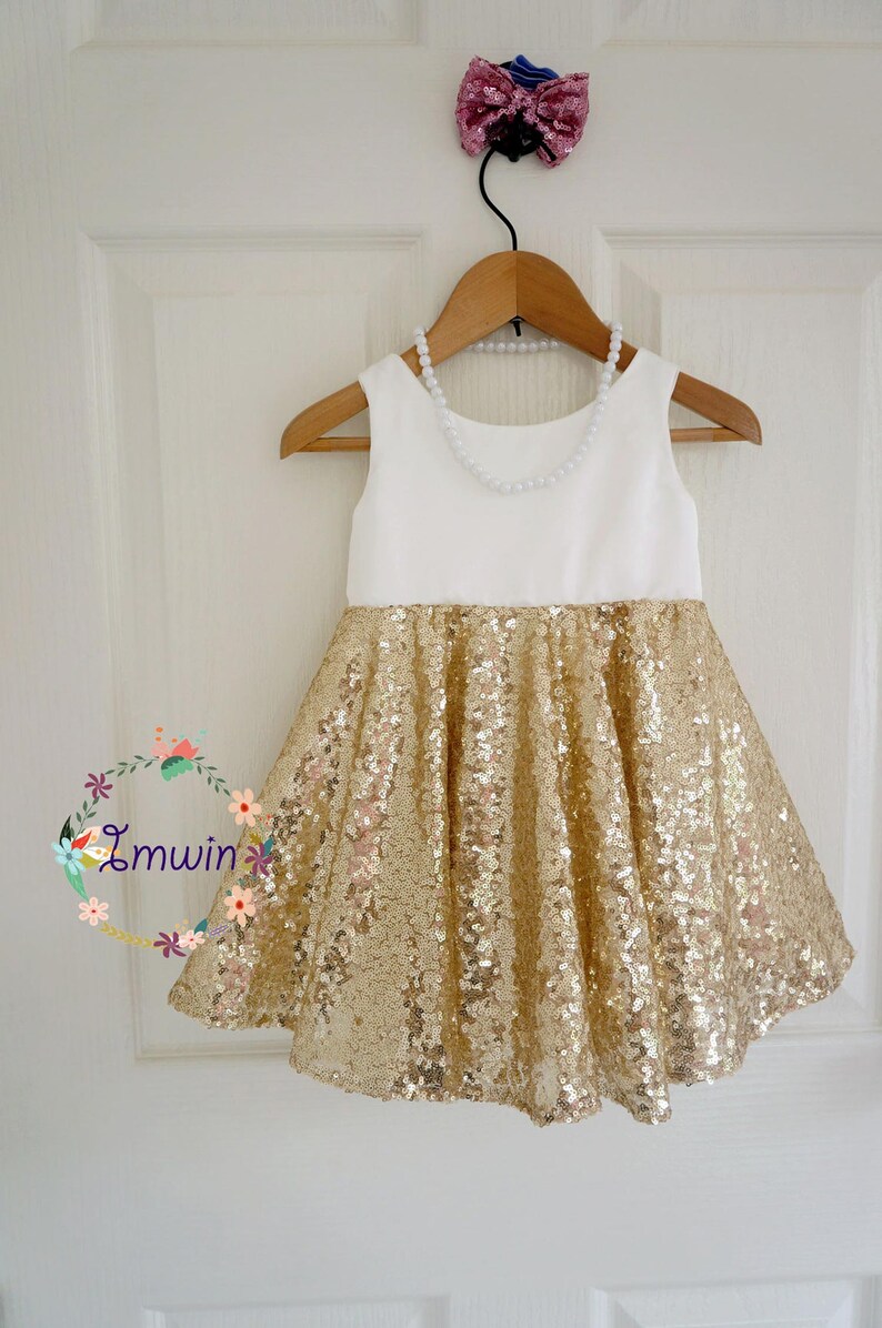 Blush Flower Girl Dress Rose Gold Toddler Girl Dress Sequin Etsy