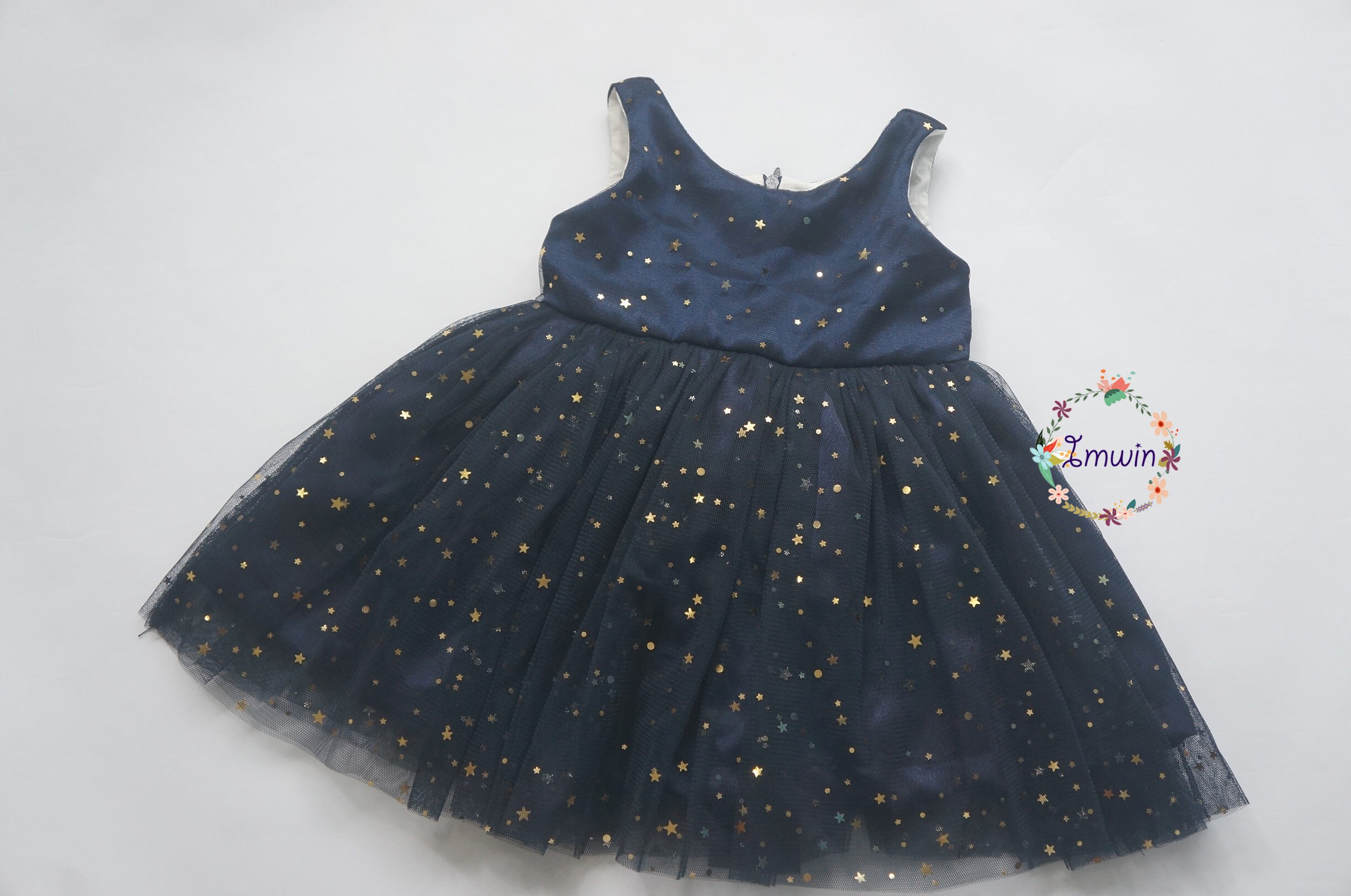 Navy Blue flower girl dress Toddler girl dress Baby dress Etsy