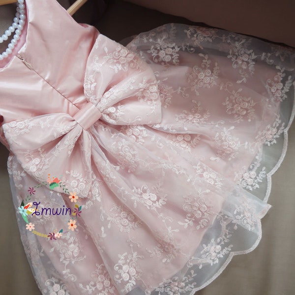Lace Flower girl dress Special occasion dress Toddler girls dress