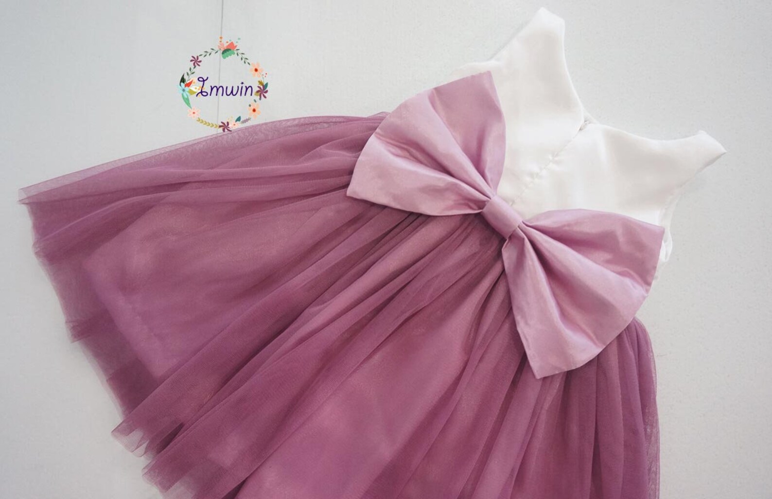 Navy Blue Flower Girl Dress Tulle Dress Girls Dress Special Etsy