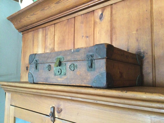 Rare Parks Syracuse Trunk Works suitcase, antique… - image 1