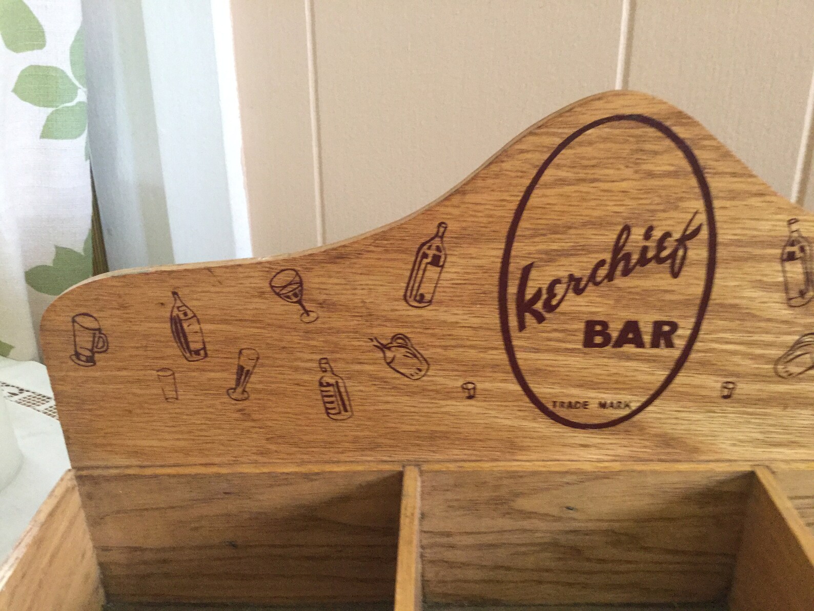 Oak Mid Century Retail Display Vintage Display Etsy