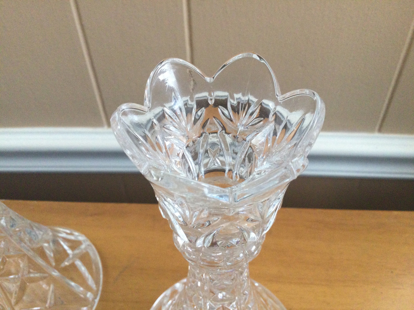 Imperial crystal candlesticks 24 lead crystal candlesticks Etsy