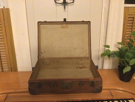 Rare Parks Syracuse Trunk Works suitcase, antique… - image 9