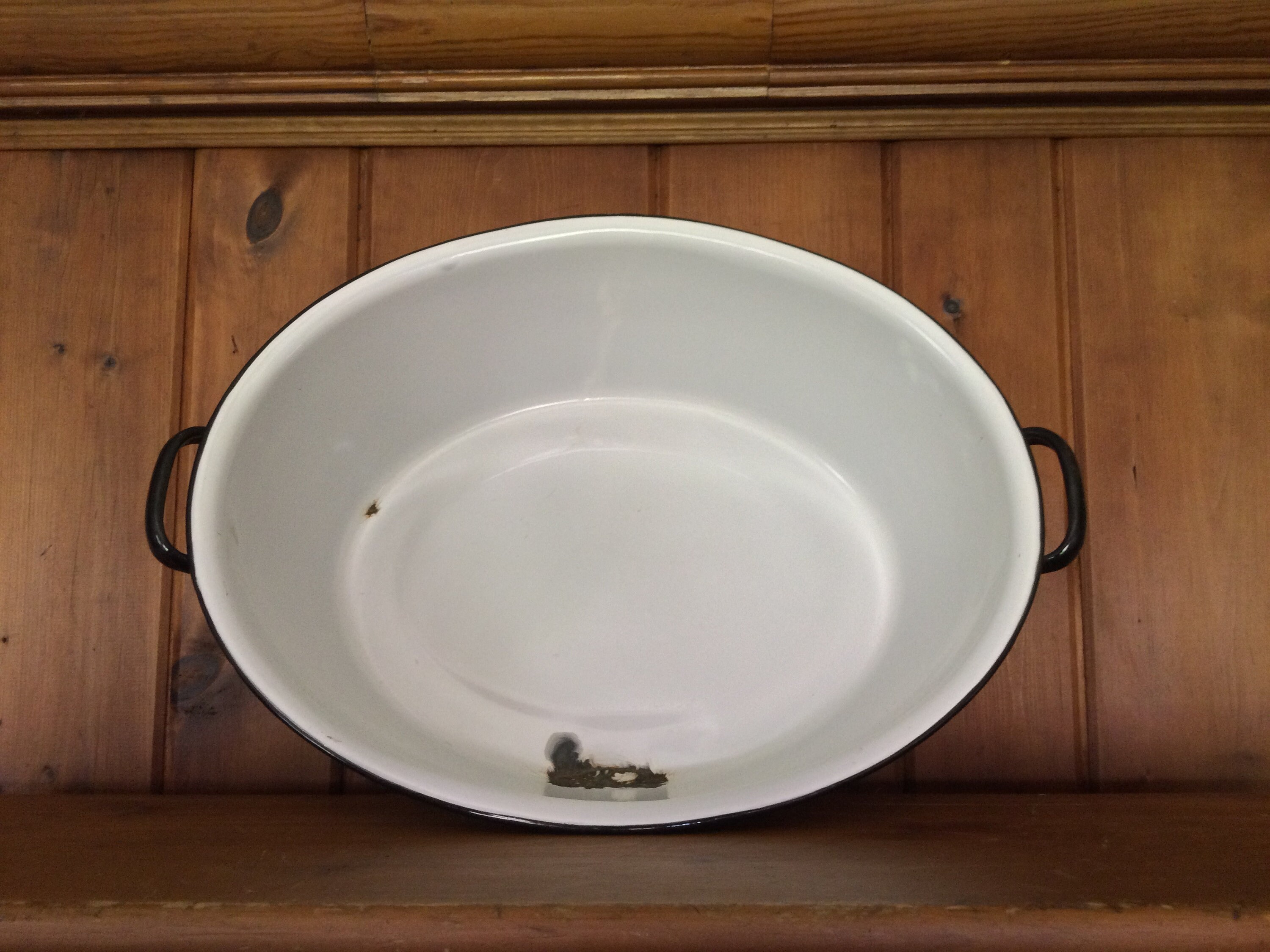 Extra large enamel wash basin with handles rare large wash Etsy