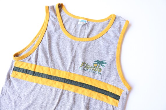 1970s Busch Gardens Florida Green and Gold Stripe… - image 3