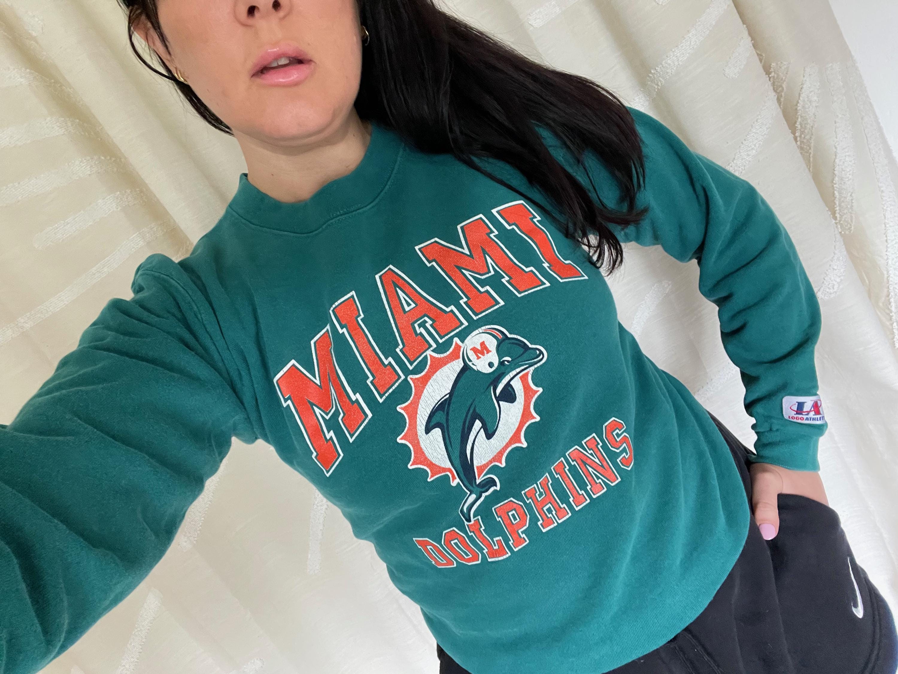 Starter Jacket Miami Dolphins Vintage Pullover Mitchell Ness Miami
