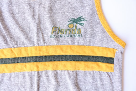 1970s Busch Gardens Florida Green and Gold Stripe… - image 4