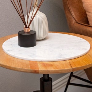 Marble Round Table Top in 16, 18 and 20Inch image 1