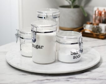 White Marble Lazy Susan, Modern Table Centerpiece, Elegant Turntable Tray, 14inch to 22inch