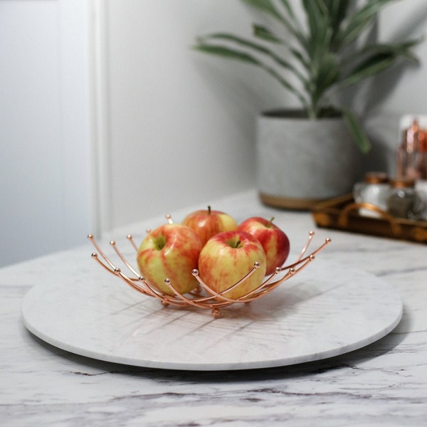 Lazy Susan, Lazy Susan Turntable, Marble Lazy Susan, Marble Centerpiece, Table Centerpiece, Dining Table Centerpiece, Marble Home Decor