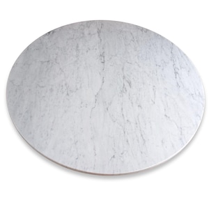 Large Marble Lazy Susan for Dining Table, Stone Rotating Serving Tray Centerpiece, 24 - 36 Inch