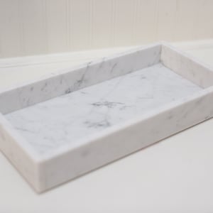 Vanity Tray, Vanity Tray White, Vanity Tray Marble, Marble Decor, Marble Gold, Nightstand Tray, Nightstand Decor, Modern Tray for Bathroom