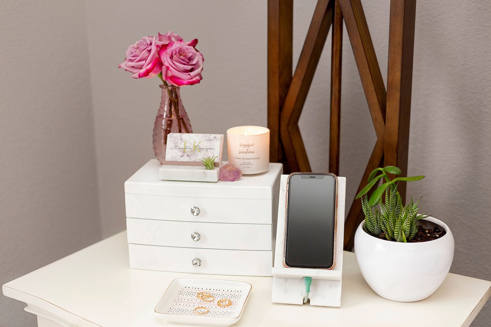 Gold Office Decor Gold Office Desk Decor Gold Office Desk Etsy