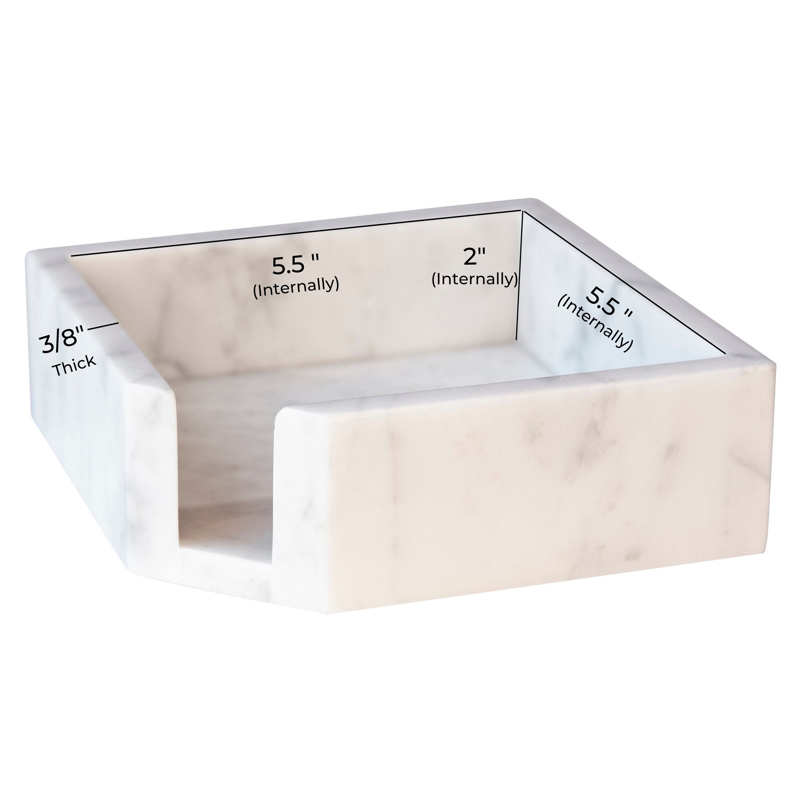 Cocktail Napkin Holder Modern Marble Napkin Holder for Table - Etsy