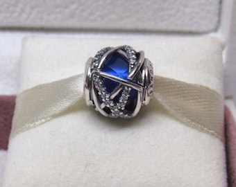 charm pandora galaxie bleu roi charm pandora galaxie bleu roi