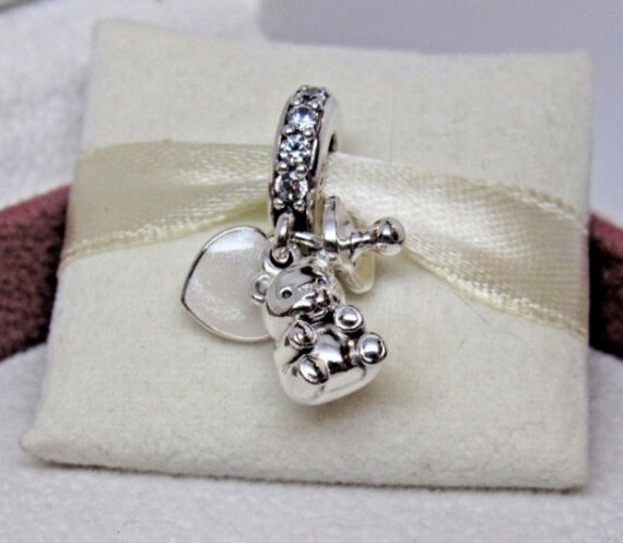 Daisy Charm Dangle Pendant Dazzling Flower Genuine Sterling Silver 925 791491CZ