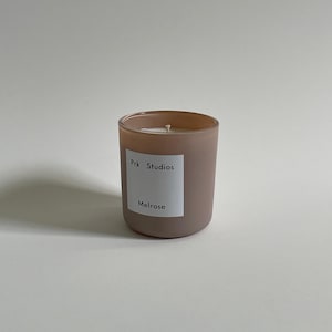 Melrose | Yuzu & Hinoki | 8oz Scented Candle 100% Soy Wax Essential Oil EcoFriendly