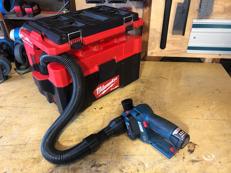 Milwaukee M18 Packout Vacuum to Bosch 12v Planer Adapter Etsy